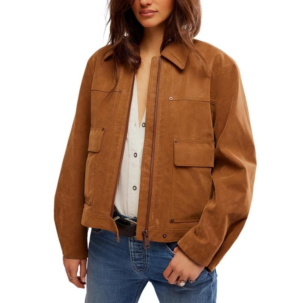 Free People Blair Faux Suede Jacket